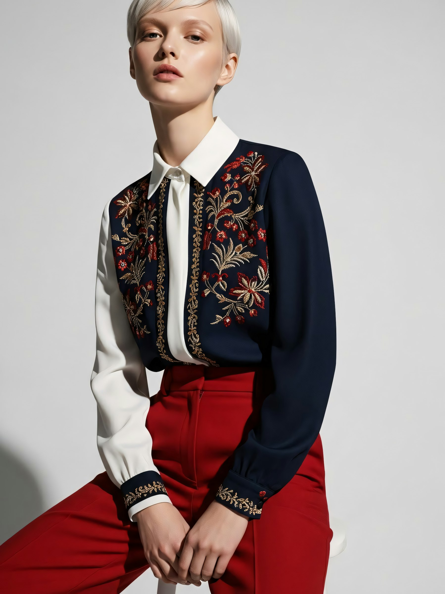 Nadia Embroidered Co-ord