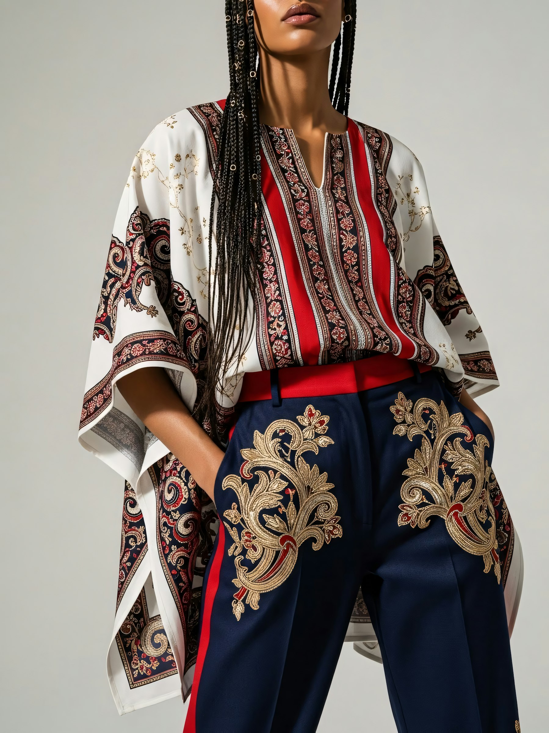 Ostro Patterned Blouse